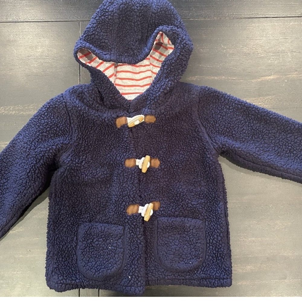 Mini Boden teddy bear jacket